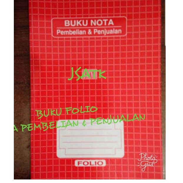 Folio Size Purchase and Sales Note Book | Shopee Singapore