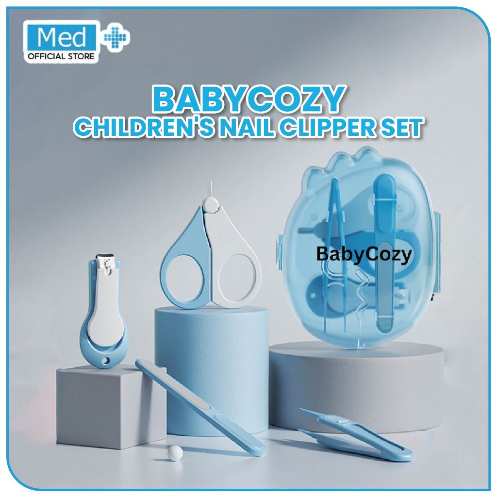 Med+ BabyCozy Gunting Kuku Bayi Set 4 in 1 Manicure Kuku Anak Nail Clipper Baby
