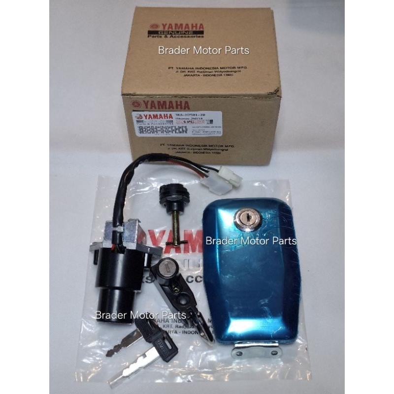 Rx King New Yamaha 3Ka Ignition Key complete set 4 in 1 3KA-H2501-20 ...