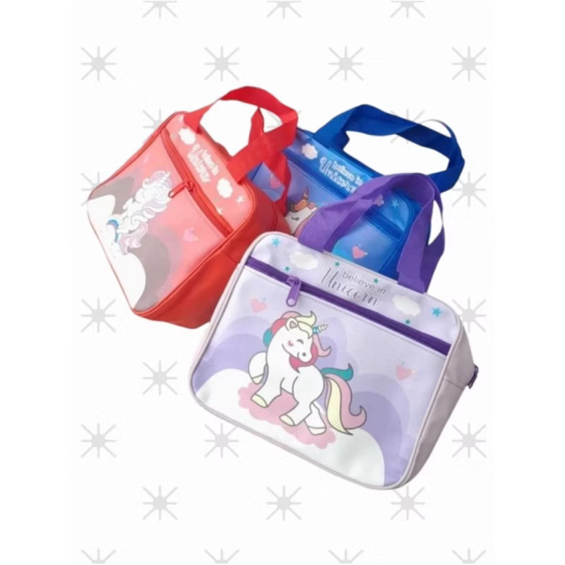 Tas Tenteng Unicorn Printing Tas Bekal Kotak Unicorn - Gambar 2