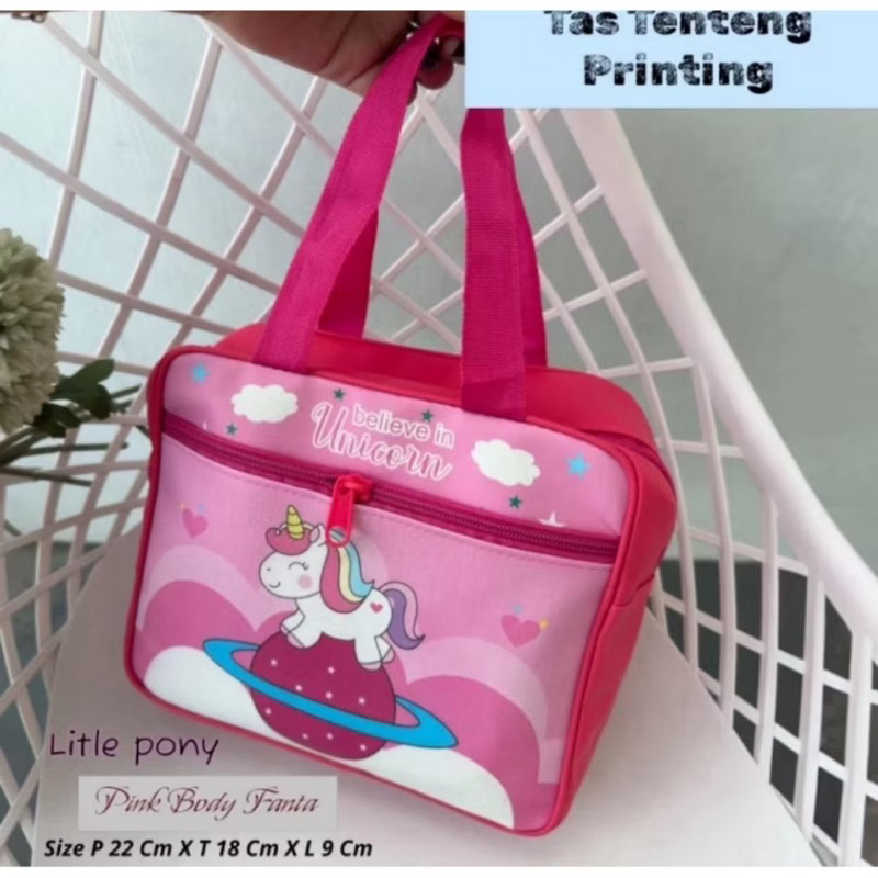 Tas Tenteng Unicorn Printing Tas Bekal Kotak Unicorn - Gambar 3