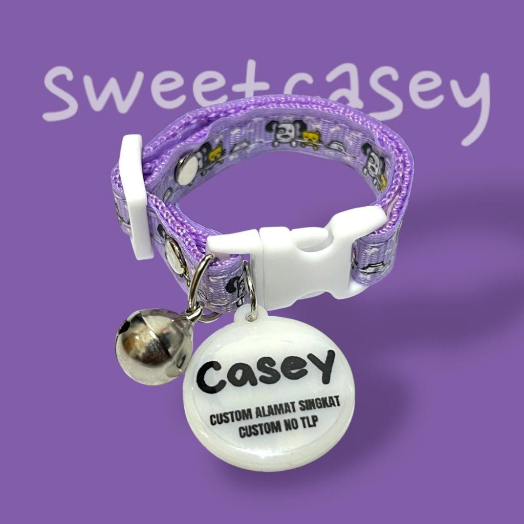 KALUNG KUCING CUSTOM NAMA/COCIL CATNECKLACE/KALUNG KUCING GRATIS NAMA