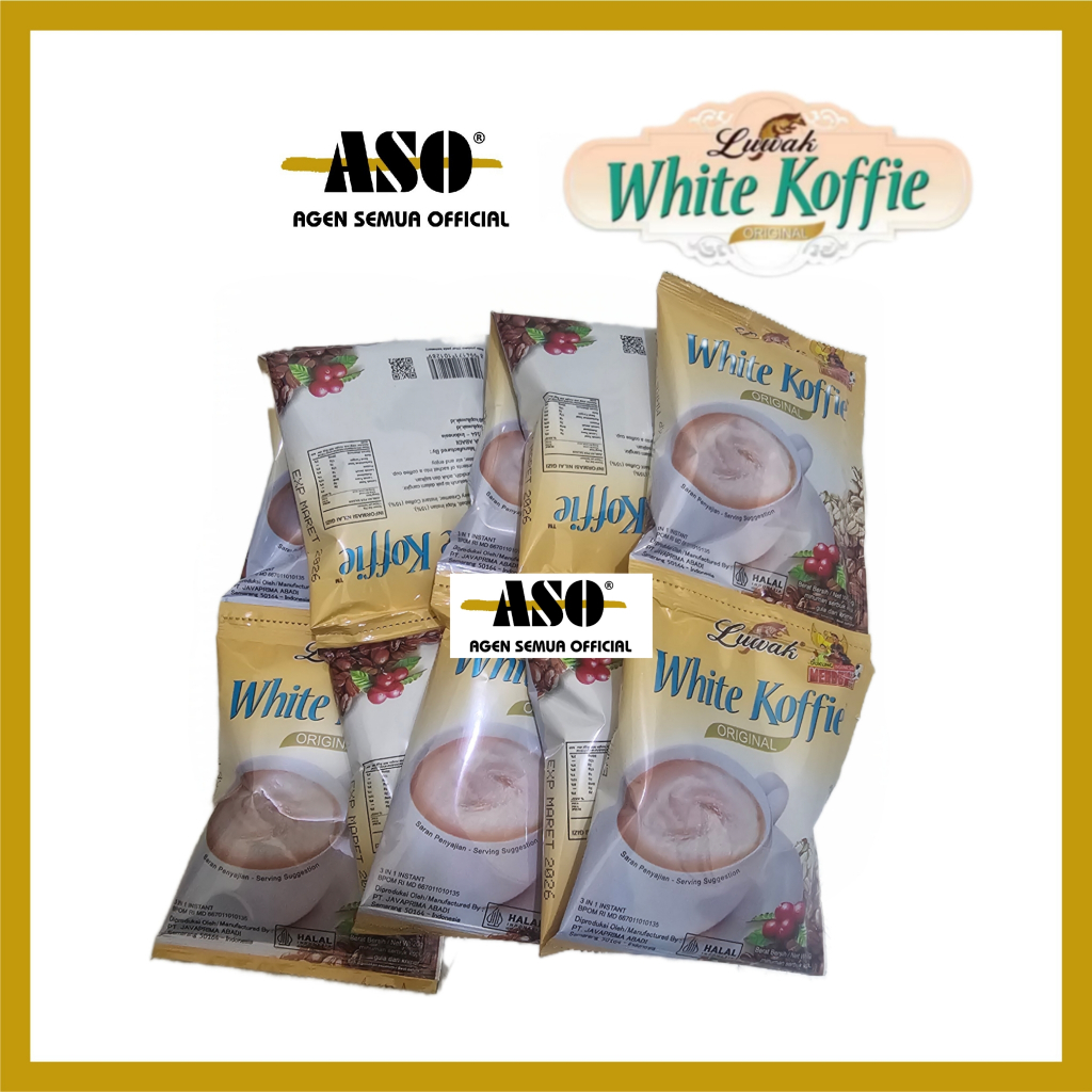 Kopi Luwak white Coffe original 20g RENCENG ( ISI 10) - Gambar 2