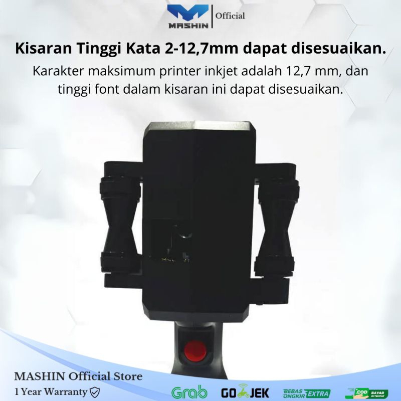 Mashin - Handheld inkjet printer Expiry Date, Logo, Barcode Inkjet Printer - Gambar 4
