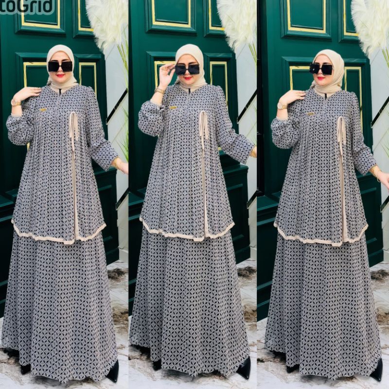 HALIZA WOMEN'S GAMIS SET(DN) | Shopee Singapore
