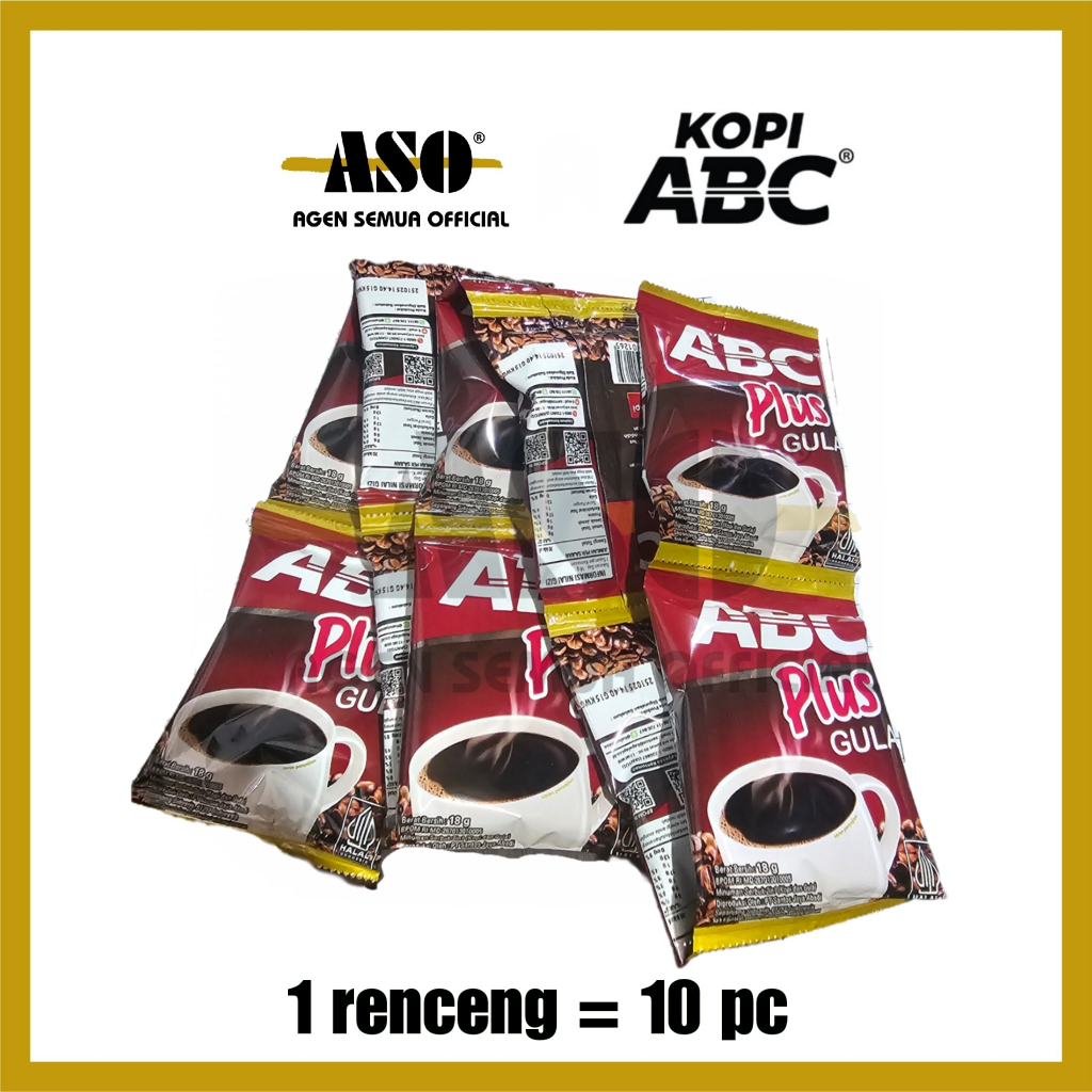 KOPI ABC PLUS GULA RENCENG ( ISI 10) PROMO !!!