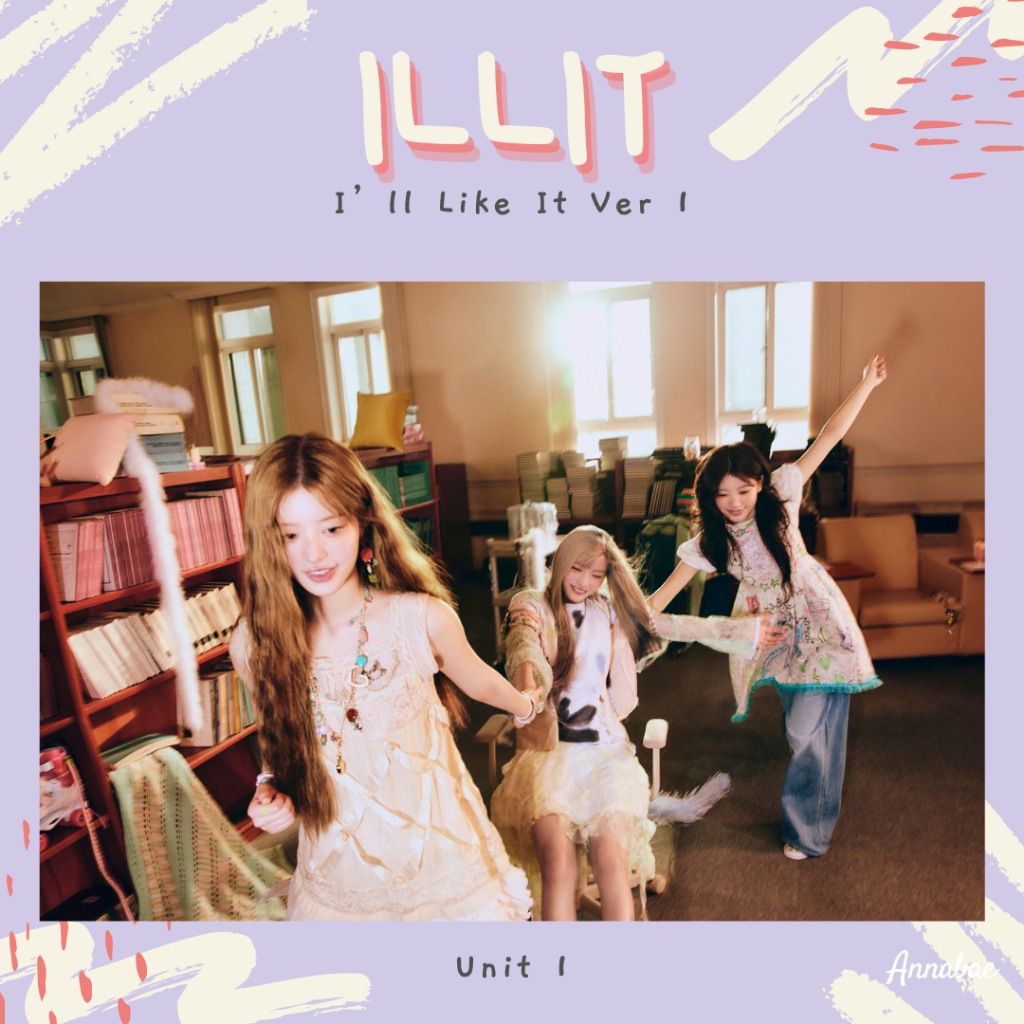 ILLIT kpopmerch SHOPEE 50枚 ILLIT I'll Like You Poster Ver 1 (PART 1) | Shopee Singapore