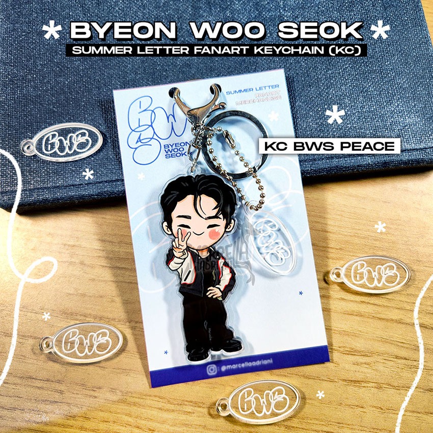 GANTUNGAN Byeon Woo Seok BWS Summer Letter Fanart merchandise