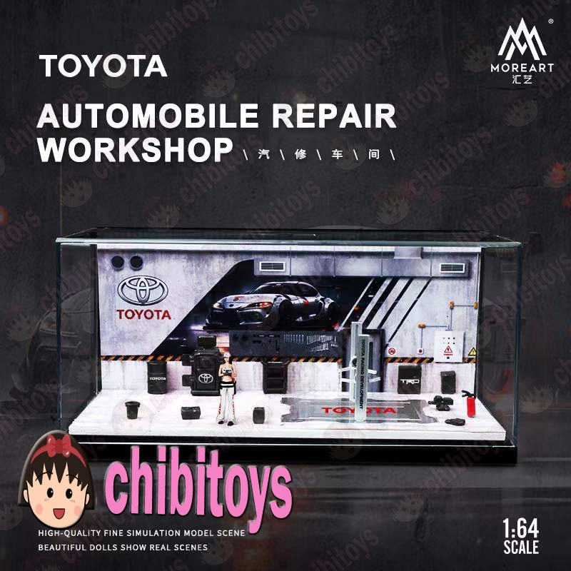 Moreart More Art Toyota Automobile Repair Workshop Garage With Figure 1 ...