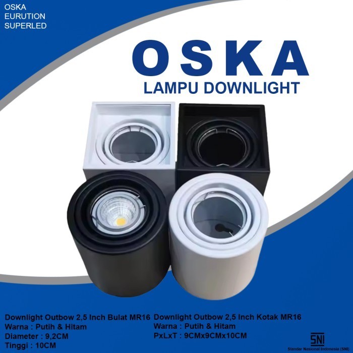 Oska Hood Housing for LED Downlight Outbow OB Round Box Fitting Mr16 ...