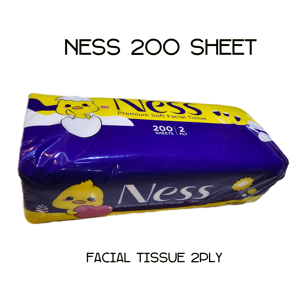 Tisu TISSUE NESS 200 sheet facial tissue premium PROMO !!!