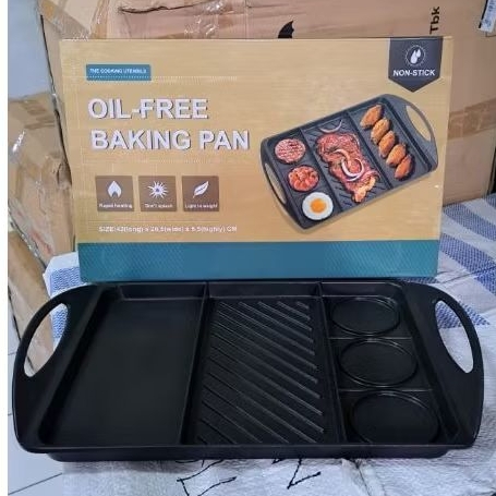 CARIN Oil Free Baking Pan Grill (MUST CO BUBBLE WRAP) Shopee Singapore