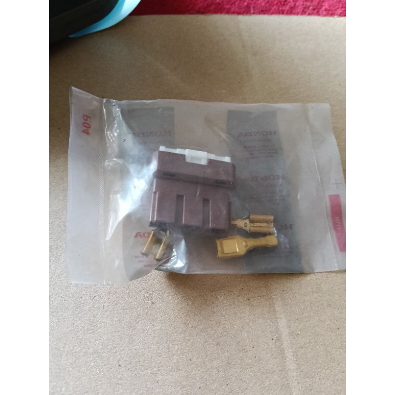 MERAH Red spool ACG terminal socket male original Honda fi old new ...