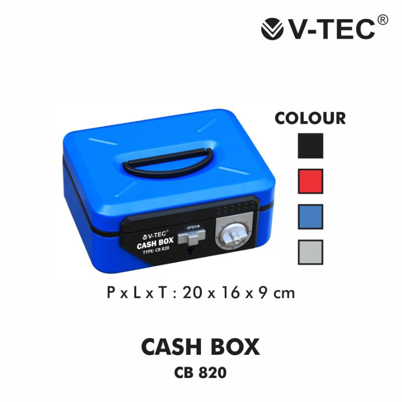 V-TEC Cash Box CB 820 | Shopee Singapore
