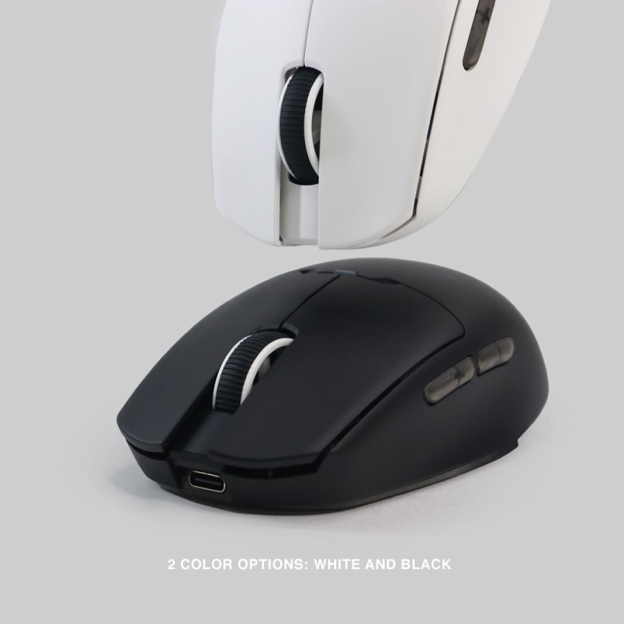 Rexus Riva RX-120 / RX120 Mouse Gaming Wireless Lightweight Triple Connection PAW3311 - Gambar 4