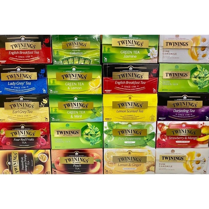 British Twinings Of London Tea Bag 25 pcs English Breakfast, Earl Grey ...