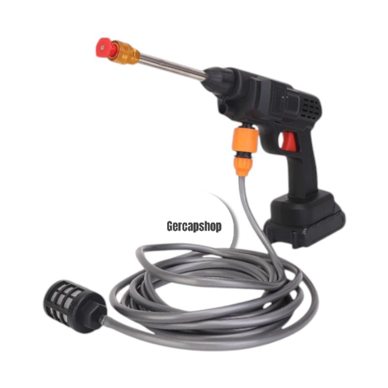 5 Meter Hose + Inlet Filter Jet Cleaner Cordless Household Car Wash ...