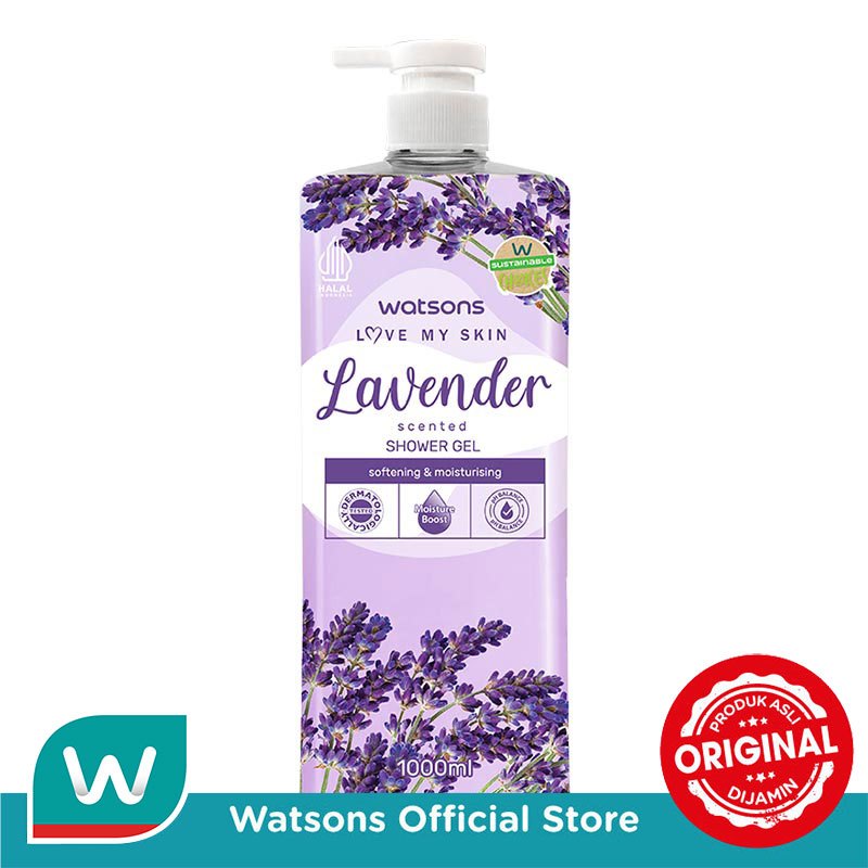 Watsons Lavender Scented Shower Gel 1000ml