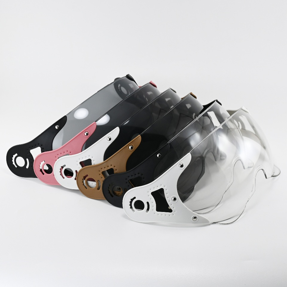 Kaca Pilot Warna Warni BRH 1 FANTASY Rsix G Pilot Helm Honda Scoopy Helem Momo + Mur Baut