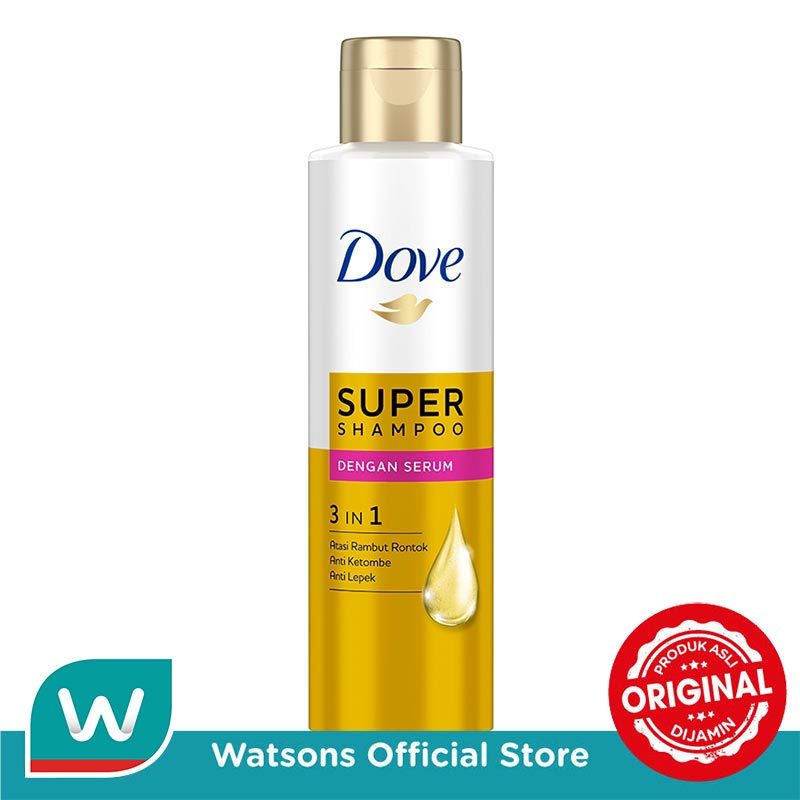 Dove 3 in 1 Super Shampoo Serum 125 ml - Gambar 2