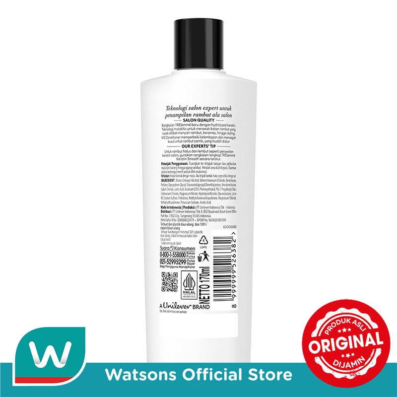Tresemmé Keratin Smooth Conditioner 170ml - Gambar 3