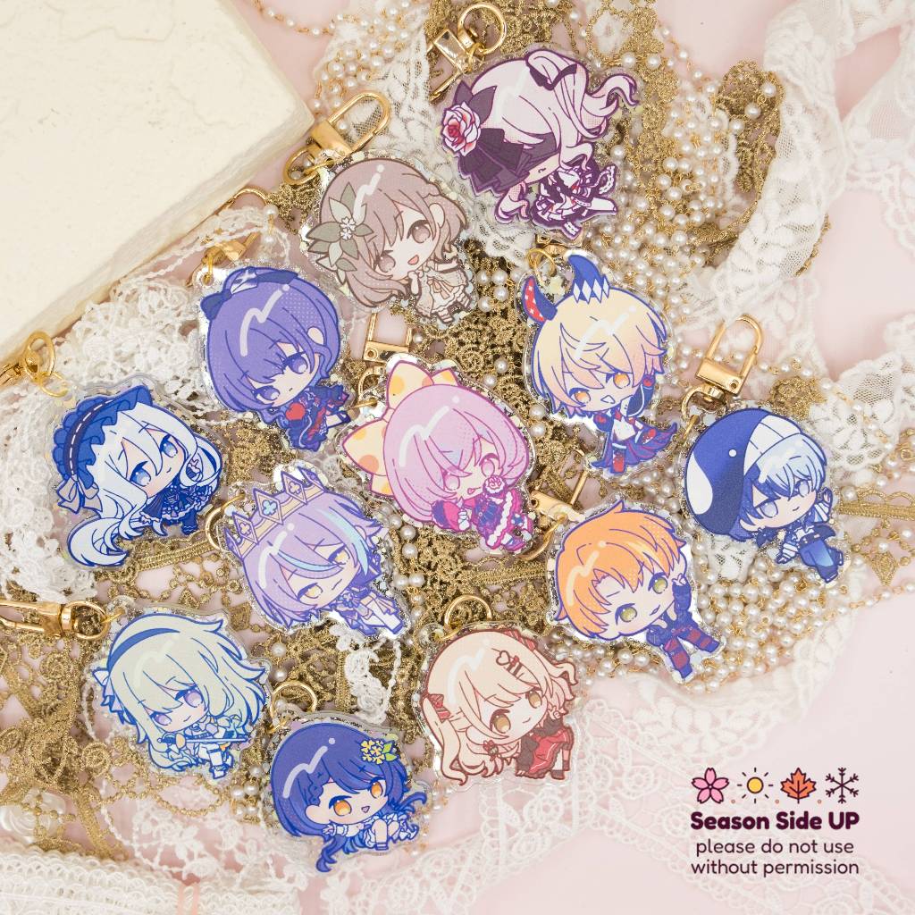Proseka Project Sekai Glitter Acrylic Keychain | Shopee Singapore