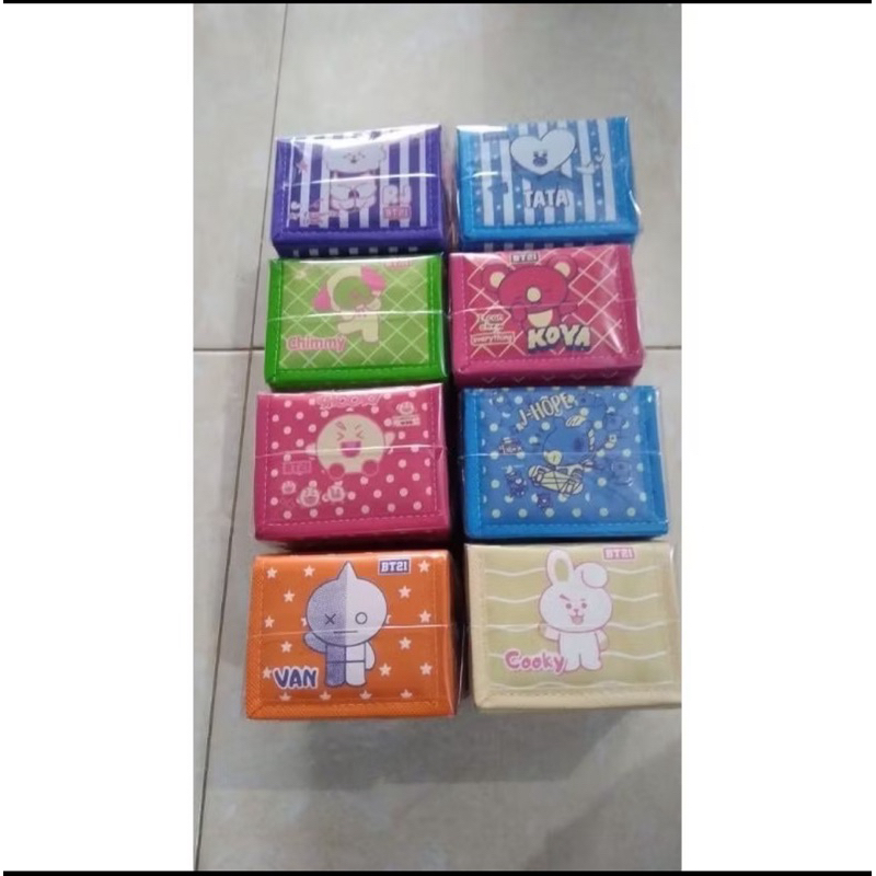12pc Dompet Lipat Cowok dan Cewek Angpau Lebaran seri Lusinan - Gambar 3