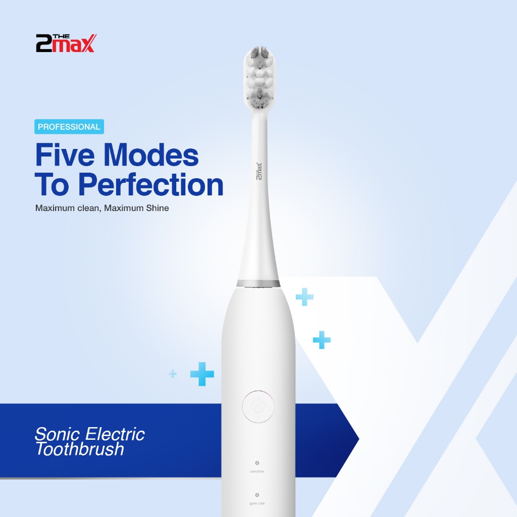 2 The Max Professional Ultimate Shine - Sonic Electric Toothbrush