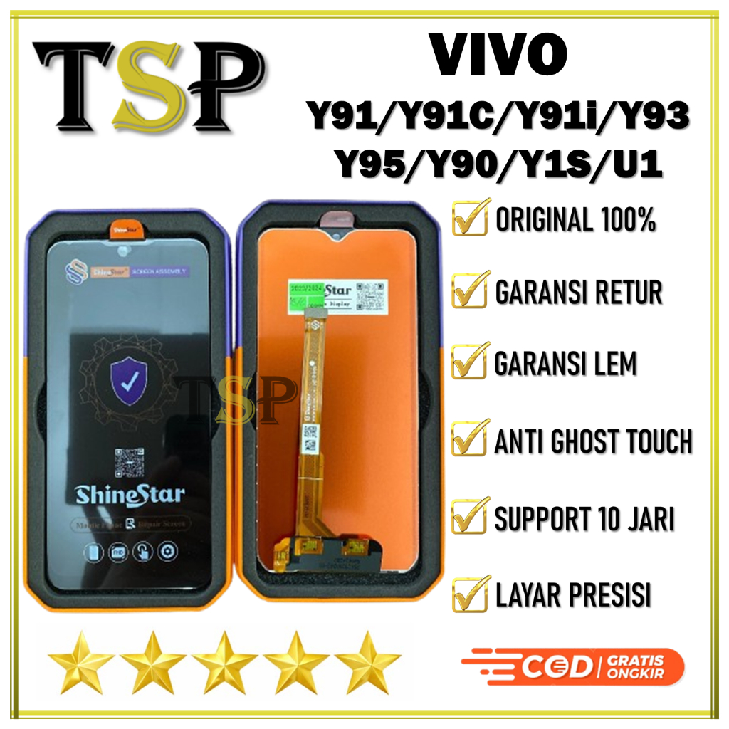 LCD TOUCHSCREEN VIVO Y91 / Y91C / Y93 / Y95 / Y1S FULLSET ORIGINAL - Gambar 4