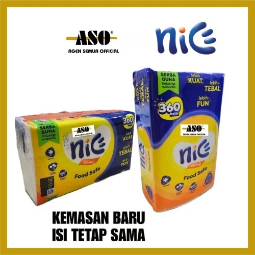 Tisu Tissue NICE 180 sheets Facial Tissue Nice 360 helai PROMO !!! - Gambar 2