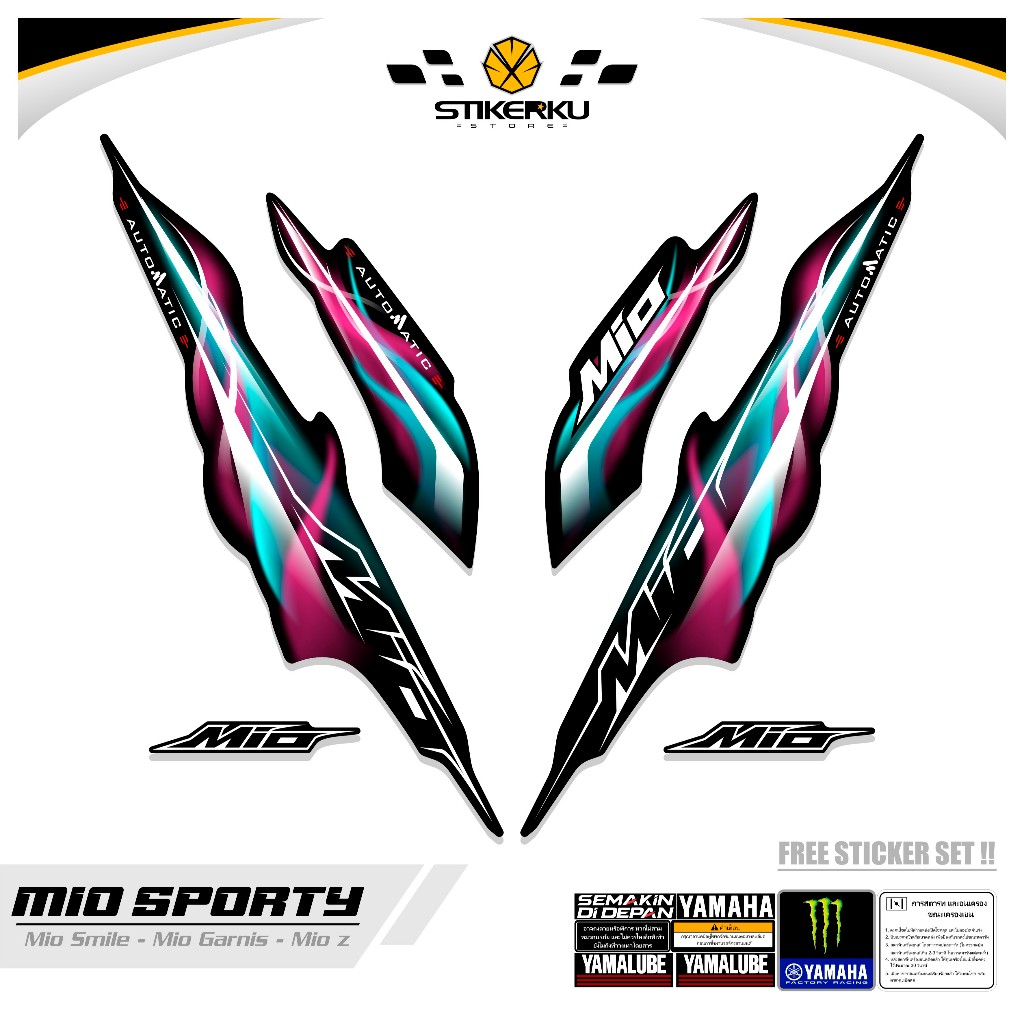 MIO SPORTY MTF CO62 STRIPING LIMITED EDITION/ OLD MIO SMILE GARNISH ...