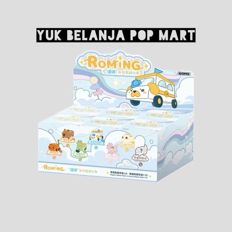 Pop MART ROMING GONG ORIGINAL SERIES PLUSH TOY CAR LABUBU UPSET DUCK ...