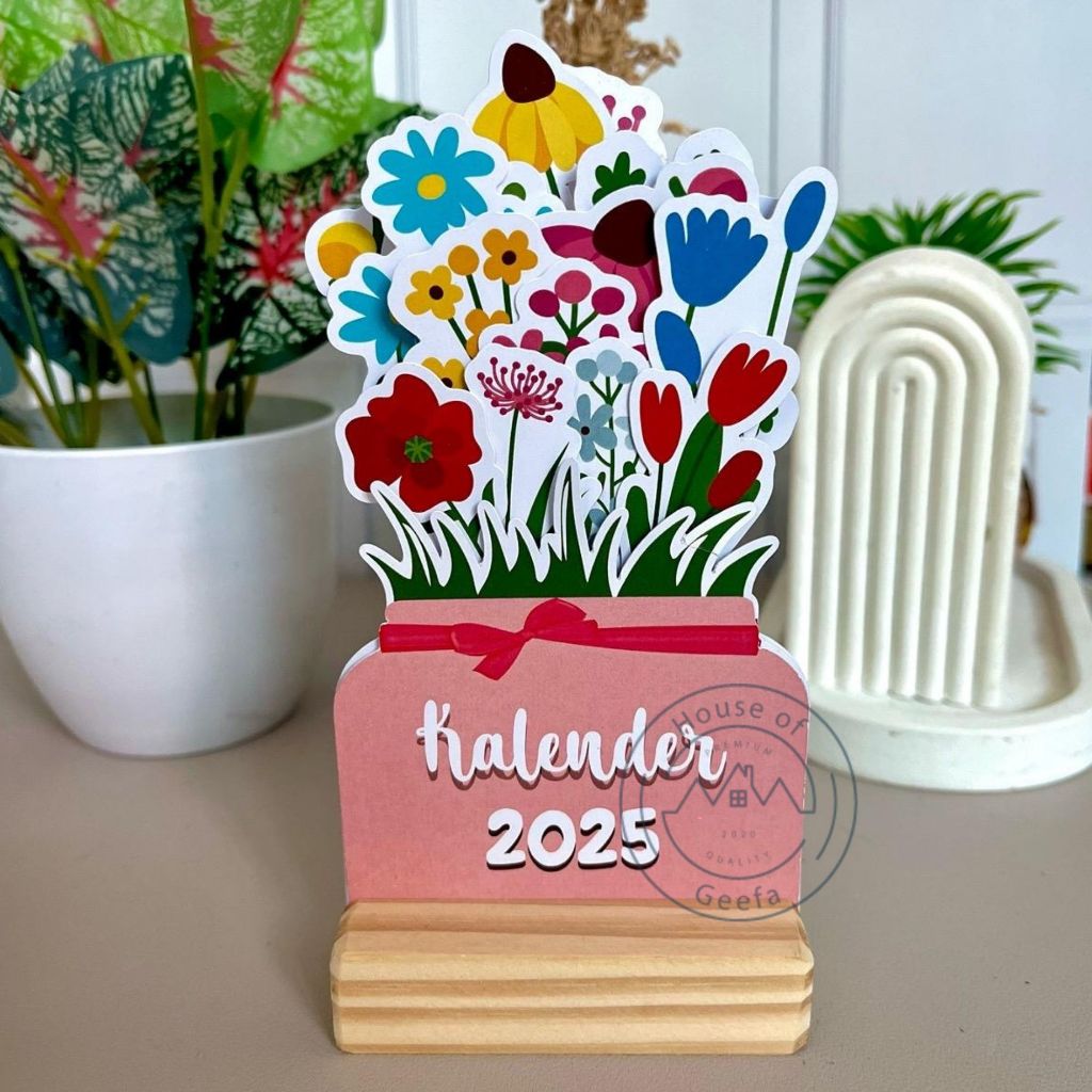 Aesthetic TABLE CALENDAR 2025 Shopee Singapore