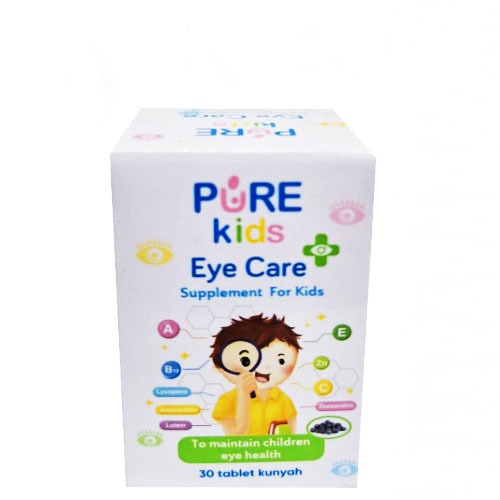 Purekids Eye Care 1 Botol Isi 30 Tablet / Suplemen Mata Anak / Vitamin A - Gambar 3