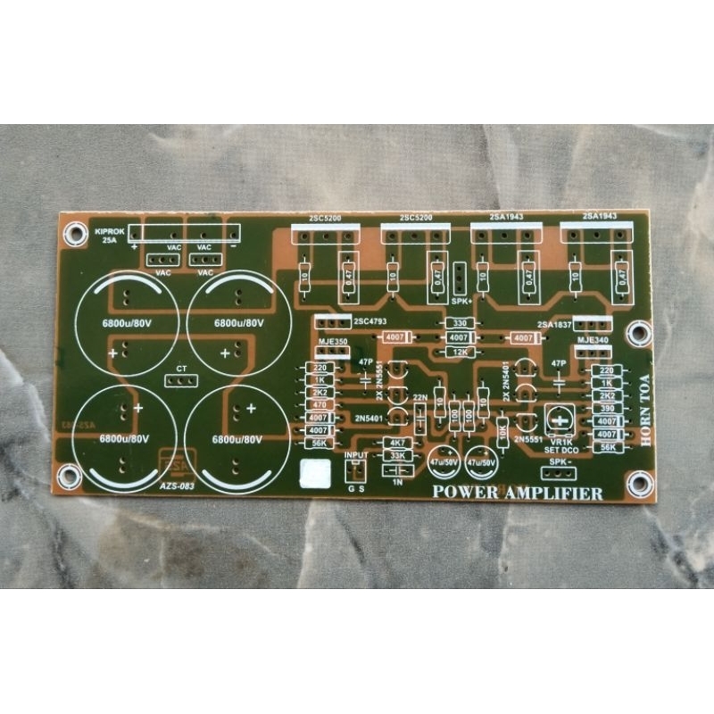 Pcb Power Amplifier HORN TOA Plus Power Supply | Shopee Singapore