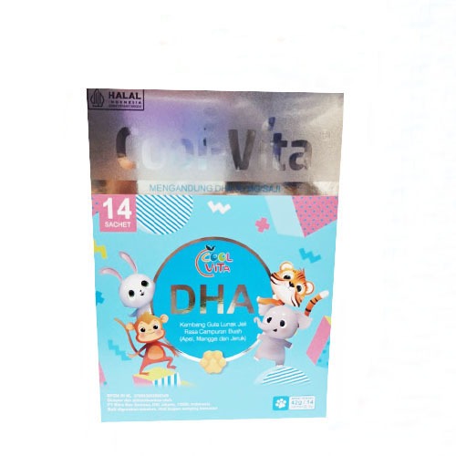 COOL-VITA DHA GUMMY 1 BOX 14`S / DHA / VITAMIN ANAK - Gambar 3