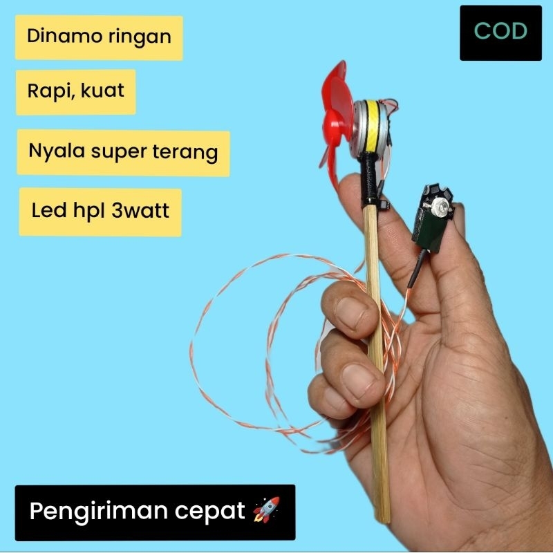 Kite light dynamo generator / powerful super bright wind turbine ...