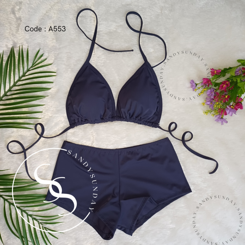 Boxer Triangle Bikini Set | Beach Bikini | Sexy Bikini | Bikini Boxer ...
