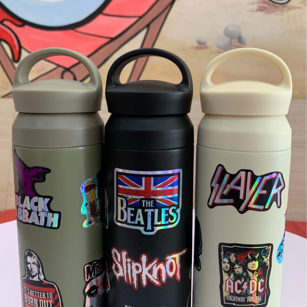 Tumbler Japan Hook Travel Aesthetic Metal Band Tahan Panas & Dingin foto 3