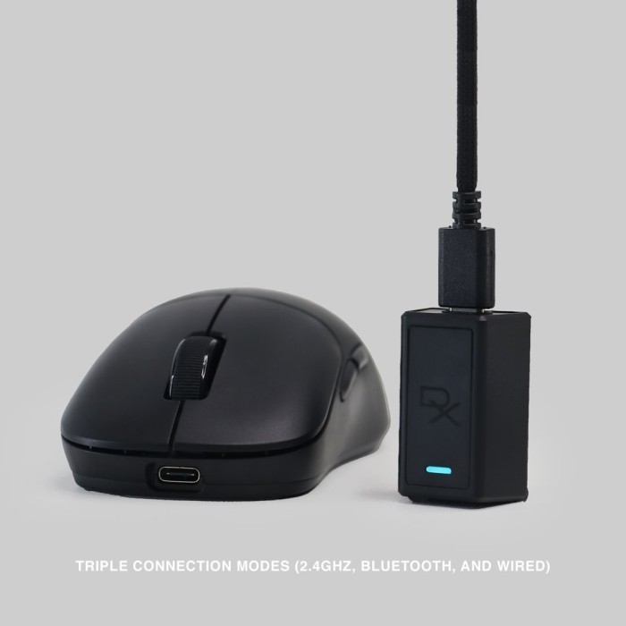 Rexus Daxa Air V / Daxa V / DXV9 / DX-V9 Triple Connection Hotswappable Switch Gaming Mouse PAW-3950 - Gambar 2