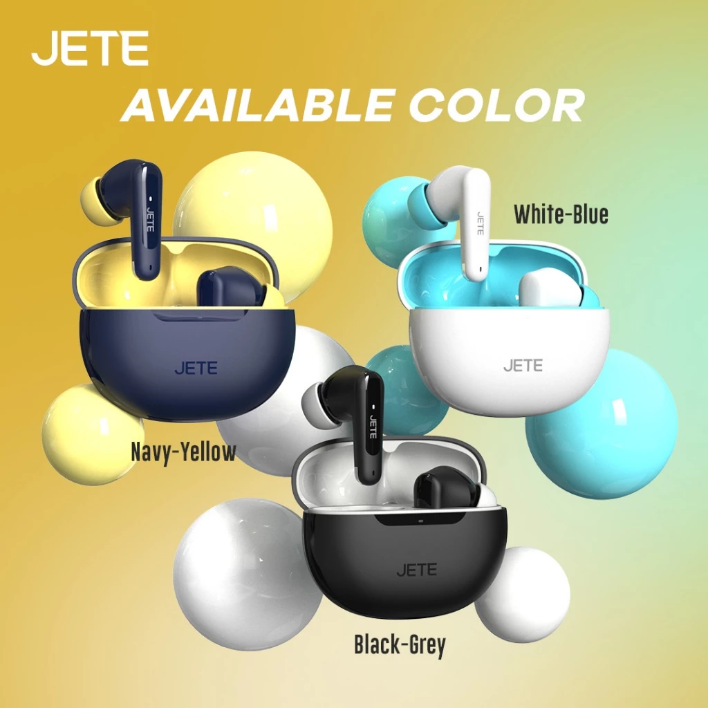 TWS Earphone Bluetooth JETE CE7 BT 5.4 24H Playtime Low Latency 50m/s- Garansi 2 Tahun - Gambar 3