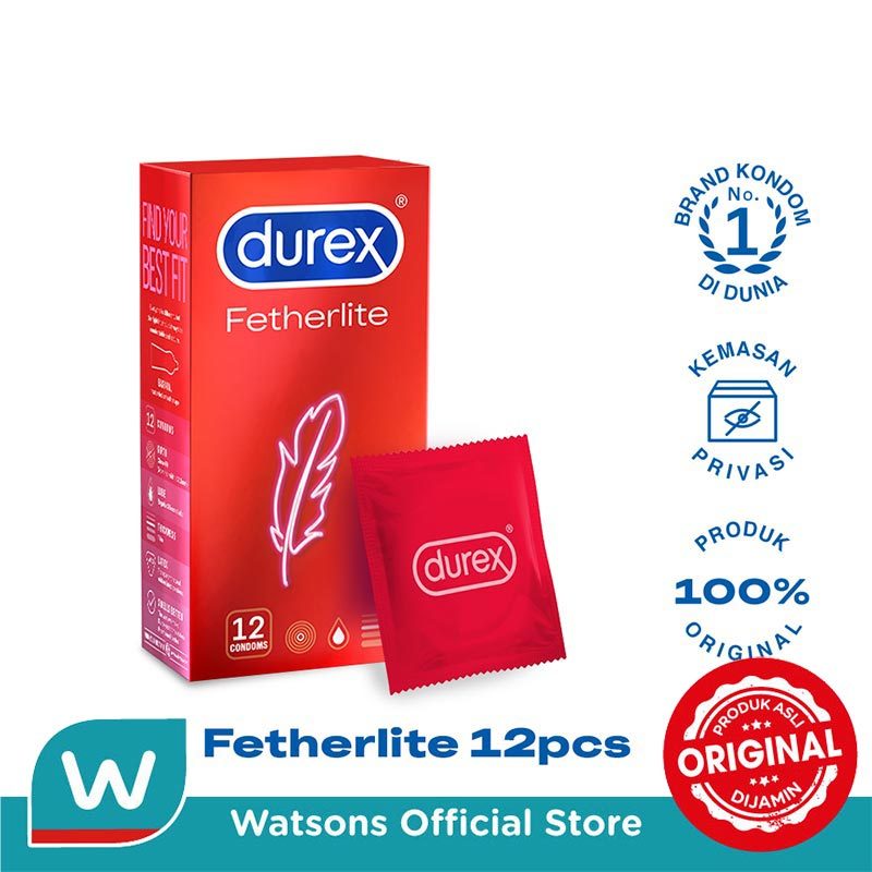 Durex Fetherlite 12s - Kondom Tipis