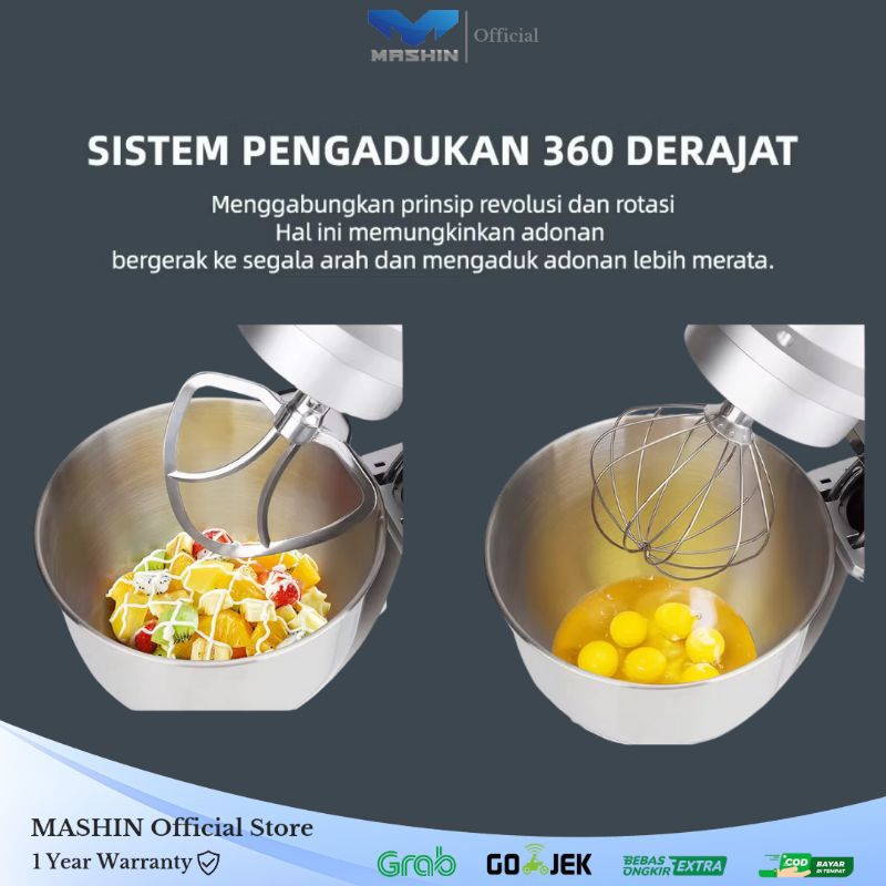 MASHIN - PLANETARY MIXER 10-30LITER / MESIN PENGADUK ADONAN ELEKTRIK - Gambar 2