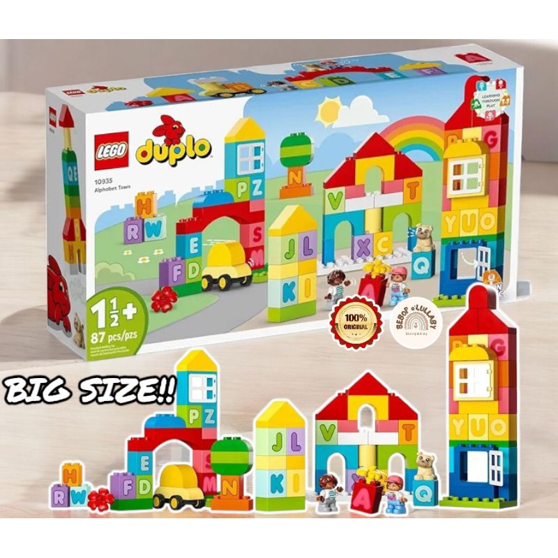 LEGO DUPLO ALPHABET TOWN (10935) ORIGINAL LEGO DUPLO LEGO FOR BABY LEGO ...