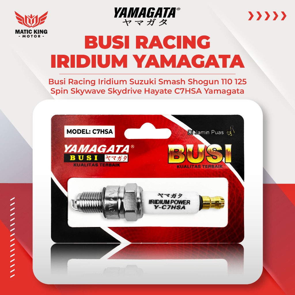 Yamagata Busi racing Iridium Power Mio Sporty Smile Soul GT Freego Gear J M3 S Z Supra X grand legenda vega jupiter shogun smash 100 110 125