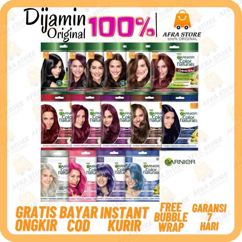 Garnier HAIR COLOR NATURAL SACHET - Golden Brown | Shopee Singapore