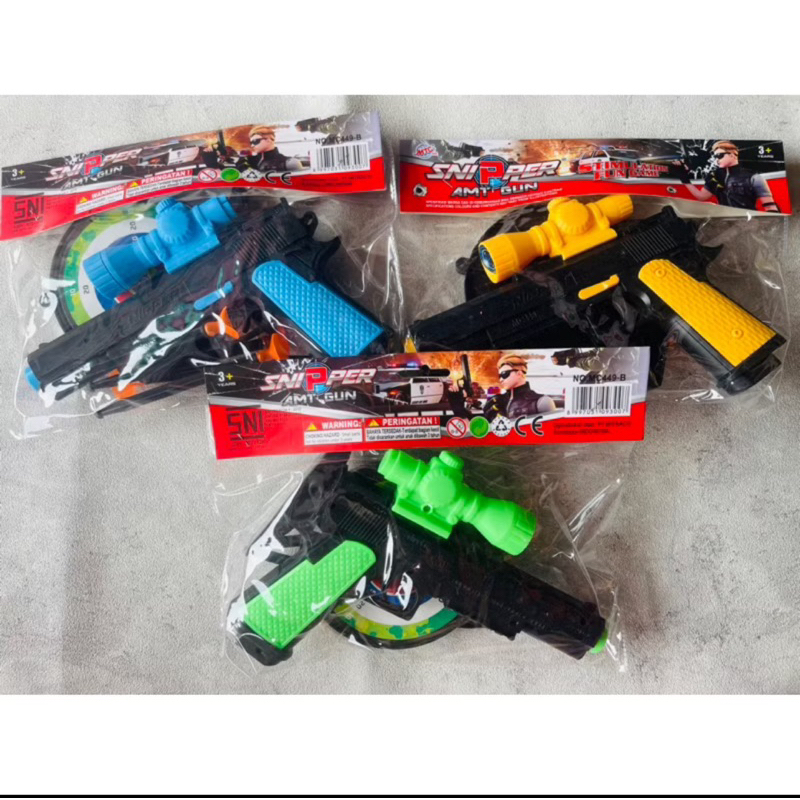 Mainan Pistol Papan Mainan Pistol Anak Mainan Edukasi - Gambar 2