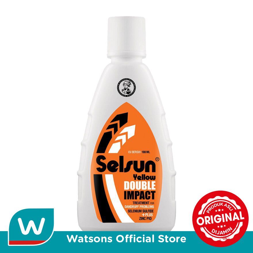 Selsun Yellow Double Impact Shampoo 100ml - Gambar 2