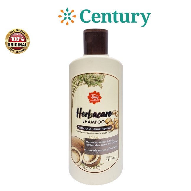 VIVA HERBACARE SHAMPOO SMOOTH & SHINE REVIVAL 180ML / PERAWATAN RAMBUT / SHAMPOO - Gambar 3