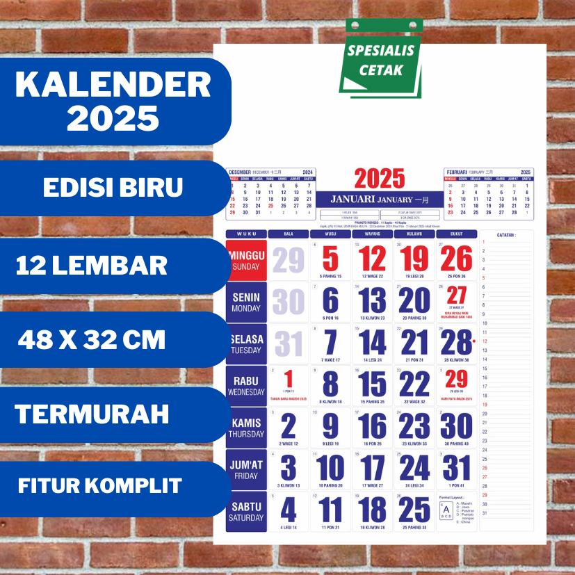 2025 WALL CALENDAR SALE LATEST EDITION 2025 TABLE CALENDAR | Shopee ...